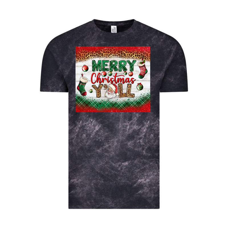 Merry Christmas Y'all Tumbler Vintage Tee by BundleAndBundleShop | Teevron