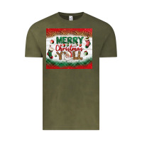 Vintage Olive merry christmas y'all tumbler Vintage Tee - BundleAndBundleShop