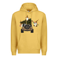 Antique Gold Gnomes Truck Car  Christmas Premium Hoodie - Bettercallsaul