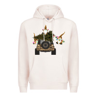 Pale Pink Gnomes Truck Car  Christmas Premium Hoodie - Bettercallsaul
