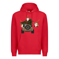 Red Gnomes Truck Car  Christmas Premium Hoodie - Bettercallsaul