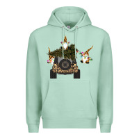 Seafoam Gnomes Truck Car  Christmas Premium Hoodie - Bettercallsaul