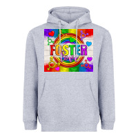 Heather Grey Foster Love LGBTQ+ Tumbler Heavyweight Hoodie - BundleAndBundleShop