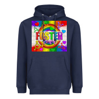Navy Foster Love LGBTQ+ Tumbler Heavyweight Hoodie - BundleAndBundleShop