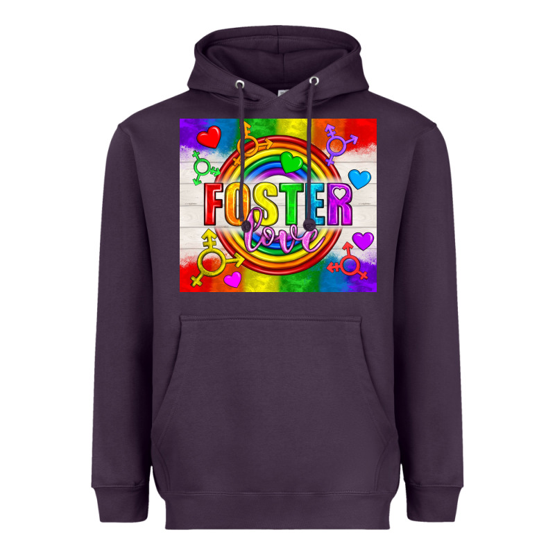 Foster Love Lgbtq+ Tumbler Heavyweight Hoodie by BundleAndBundleShop | Teevron