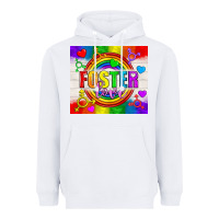 White Foster Love LGBTQ+ Tumbler Heavyweight Hoodie - BundleAndBundleShop