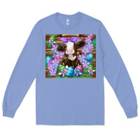 Colony Blue easter cow eggs flowers daisys Long Sleeve Tee - Artiststas