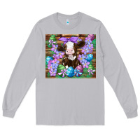 Moon Dust easter cow eggs flowers daisys Long Sleeve Tee - Artiststas