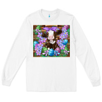 White easter cow eggs flowers daisys Long Sleeve Tee - Artiststas