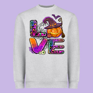 Halloween Love Heavyweight Sweatshirt Designed By Adodesignshop