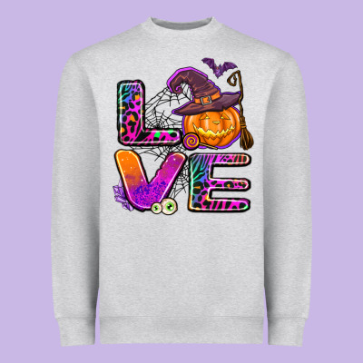 Halloween Love Heavyweight Sweatshirt Designed By Adodesignshop