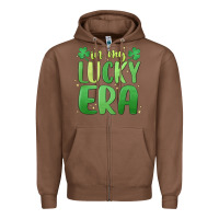Chestnut in my lucky era st. patrick's day Zipper Hoodie - MaliasSmallBusiness