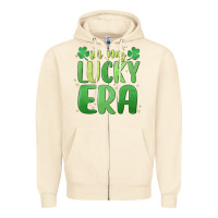 Sandshell in my lucky era st. patrick's day Zipper Hoodie - MaliasSmallBusiness