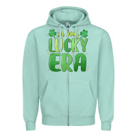 Seafoam in my lucky era st. patrick's day Zipper Hoodie - MaliasSmallBusiness