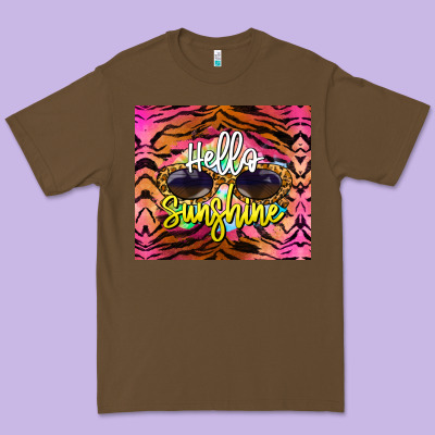Hello Sunshine Premium Tee Designed By Barkaloodesign