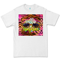 White hello sunshine Premium Tee - BarkalooDesign