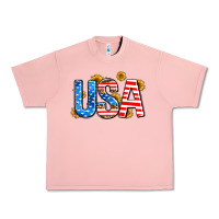 Salmon usa sunflower Urban Heavy Tee - AdoDesignShop