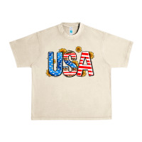 Sandshell usa sunflower Urban Heavy Tee - AdoDesignShop