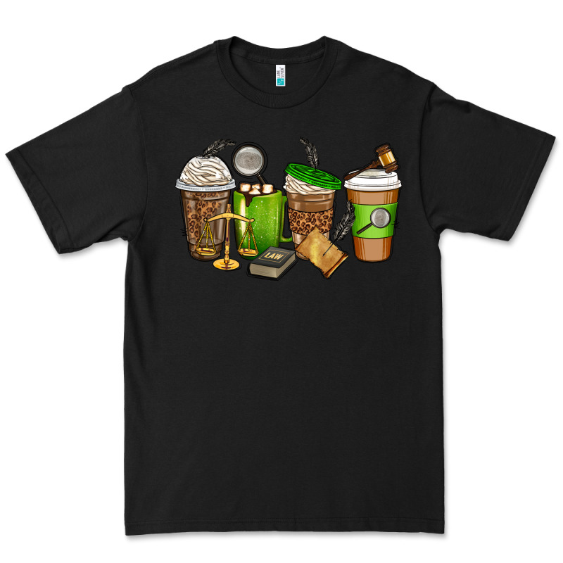 Lawyer Coffee Cups Premium Tee by texasbilliewilder | Teevron
