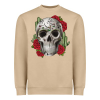 Skull Cactus Heavyweight Sweatshirt | Teevron