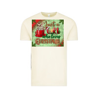 Vintage Arctic just a girl who loves christmas mousepad Vintage Tee - BundleAndBundleShop