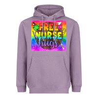 Lavender Free Nurse Hugs LGBTQ+ Tumbler Heavyweight Hoodie - BundleAndBundleShop