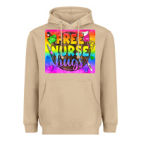 Mushroom Free Nurse Hugs LGBTQ+ Tumbler Heavyweight Hoodie - BundleAndBundleShop