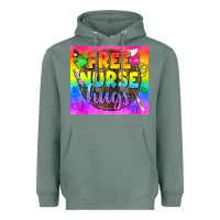 Sage Free Nurse Hugs LGBTQ+ Tumbler Heavyweight Hoodie - BundleAndBundleShop
