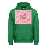 Emerald i am enough with glitter Urban Hoodie - TumblerDesignByShophia