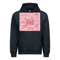 Navy i am enough with glitter Urban Hoodie - TumblerDesignByShophia