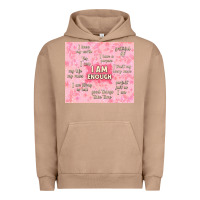 Pigment Burro i am enough with glitter Urban Hoodie - TumblerDesignByShophia