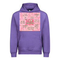Tulip i am enough with glitter Urban Hoodie - TumblerDesignByShophia