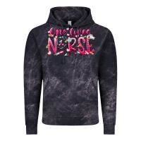 Cloud Black one loves nurse Vintage Hoodie - RacoonDesign