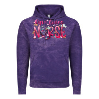 Cloud Purple one loves nurse Vintage Hoodie - RacoonDesign