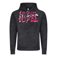 Vintage Black one loves nurse Vintage Hoodie - RacoonDesign