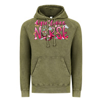 Vintage Olive one loves nurse Vintage Hoodie - RacoonDesign