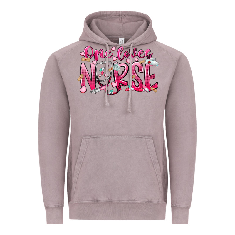 One Loves Nurse Vintage Hoodie by RacoonDesign | Teevron