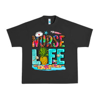 Pigment Black nurse life summer Urban Heavy Tee - AdoDesignShop