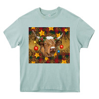 Arona Christmas cow Heavy Core Tee - RanaPortraitStore