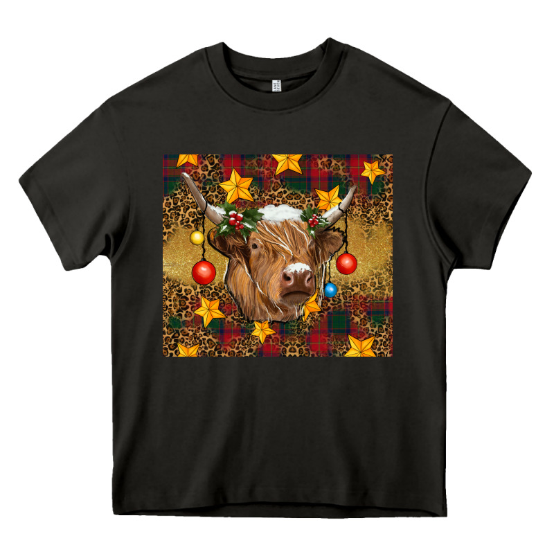 Christmas Cow Heavy Core Tee by RanaPortraitStore | Teevron