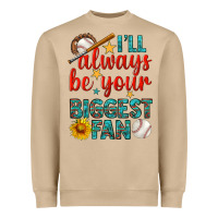 Mushroom i'll always be your biggest fan baseball Heavyweight Sweatshirt - BundleAndBundleShop