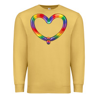 Antique Gold Lgbtq Heart Balloon Premium Sweatshirt - BundleAndBundleShop
