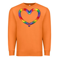 Carrot Lgbtq Heart Balloon Premium Sweatshirt - BundleAndBundleShop