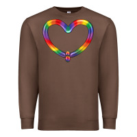 Chestnut Lgbtq Heart Balloon Premium Sweatshirt - BundleAndBundleShop