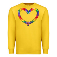 Lemon Lgbtq Heart Balloon Premium Sweatshirt - BundleAndBundleShop