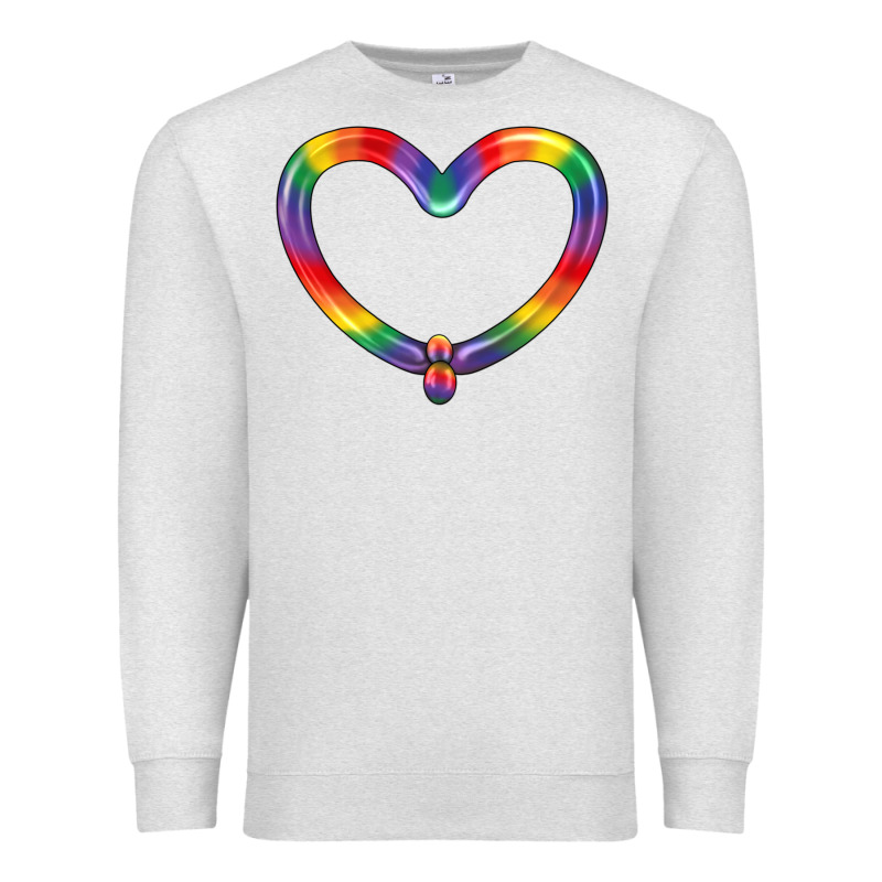 Lgbtq Heart Balloon Premium Sweatshirt by BundleAndBundleShop | Teevron