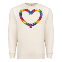 Sandshell Lgbtq Heart Balloon Premium Sweatshirt - BundleAndBundleShop