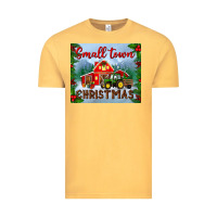 Vintage Mustard small town christmas mousepad Vintage Tee - BundleAndBundleShop