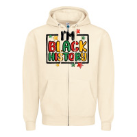 Sandshell i'm black history Zipper Hoodie - MaliasSmallBusiness