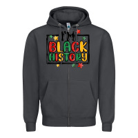 Smoke i'm black history Zipper Hoodie - MaliasSmallBusiness